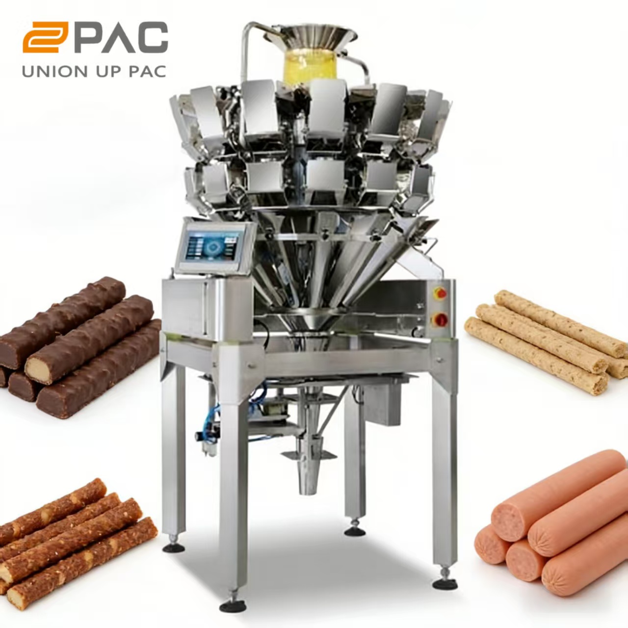 Long strip weighing and packaging system