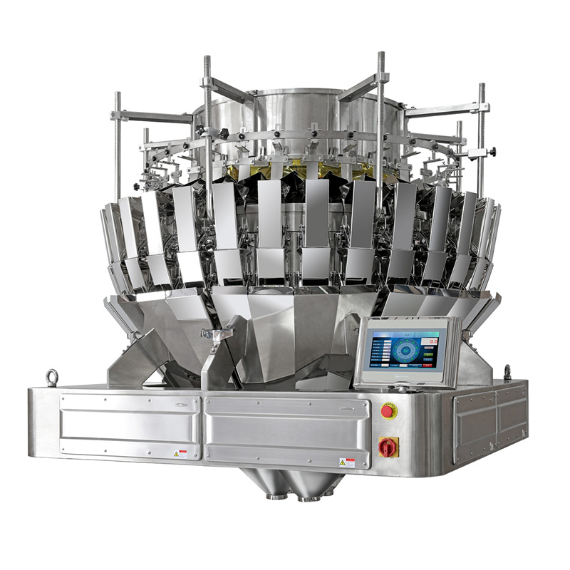 Pesadora combinada de 32 cabezales de UUPAC: Mezcla de alta velocidad para un envasado eficiente de productos mixtos