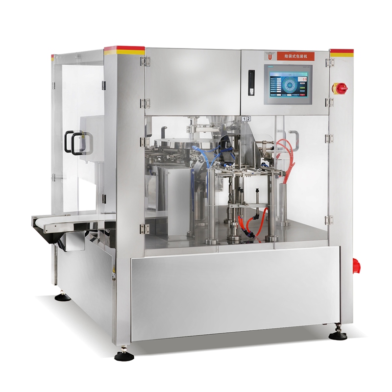 Máquina de envasado con alimentación de bolsas tipo D rotativa – Solución de envasado automatizada de alta velocidad