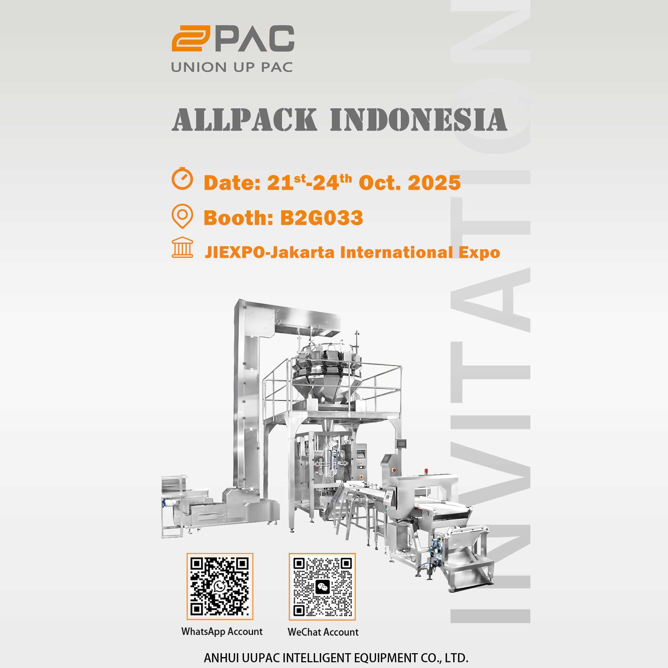 Únase a nosotros en ALLPACK INDONESIA 2025: descubra la innovación en embalajes en el stand B2G033